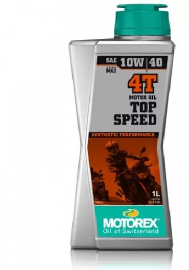 Λάδι Μοτοσυκλέτας Motorex Top Speed 4T Συνθετικό 10W / 40 1lt