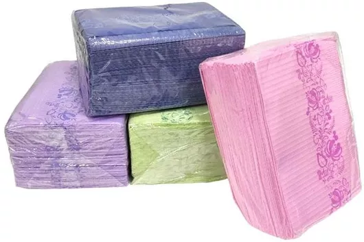 Πετσέτες Manicure Μιας Χρήσεως Σετ 50τμχ Τυχαίας Επιλογής Χρώματος