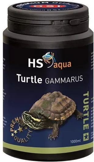Τροφή για Νεροχελώνες Hs Aqua Turtle Gammarus Αποξηραμένη Γαρίδα 1lt