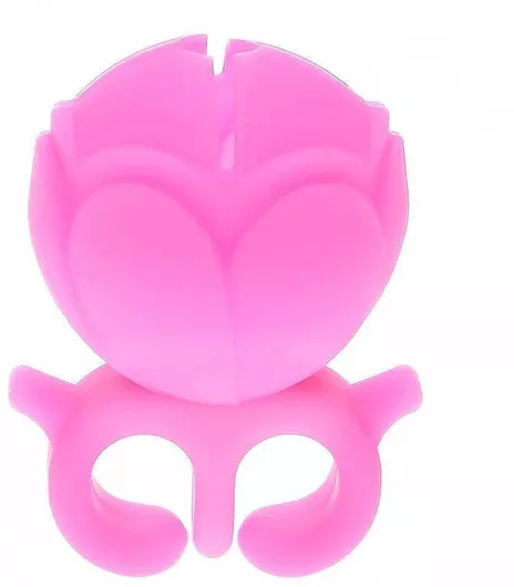 Δαχτυλίδι Σιλικόνης Στήριξης Βερνικιού W&D Ροζ