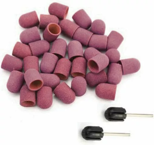 Καπελάκι Τροχού #10 80 Grit Σετ 52τμχ Καφέ