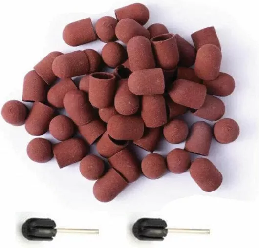 Καπελάκια Τροχού #13 120 GRIT Σετ 52τμχ Καφέ