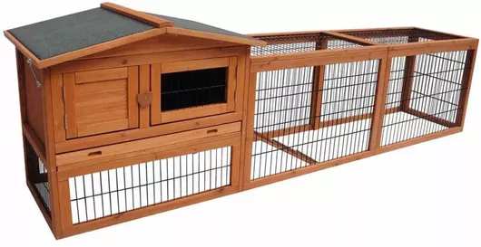 Κλουβί για Κουνέλι vidaXL Sunshine Jumbo 230x53x70cm