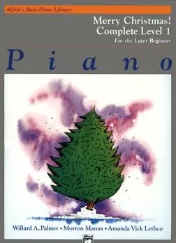 Μέθοδος Εκμάθησης για Πιάνο Alfred Music Publishing "Alfred's Basic Piano Library-Merry Christmas!-Complete Level 1"