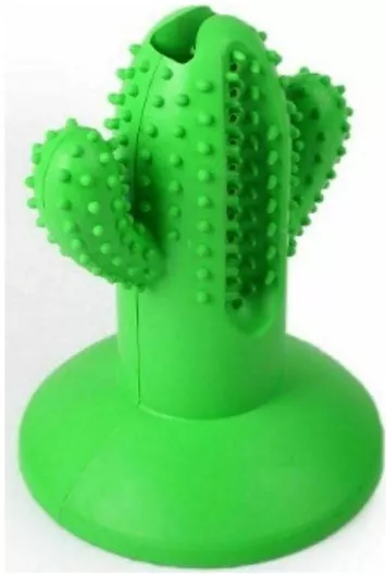 Παιχνίδι Σκύλου All For Paws Cactus Rubber Οδοντικής Φροντίδας Large 11.5×11.5x16cm Πράσινο