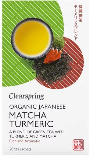 Πράσινο Τσάι Matcha Clearspring Κουρκουμάς