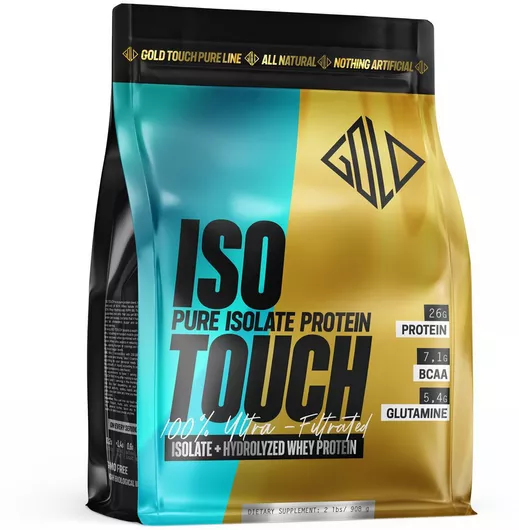 GoldTouch Nutrition Iso Touch 86% Πρωτεΐνη Ορού Γάλακτος Χωρίς Γλουτένη & Λακτόζη με Γεύση Choco Banana 908gr
