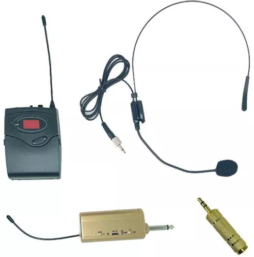 Επαγγελματικό Μικρόφωνο Ασύρματο Ζώνης/Σώματος/Πέτου Πυκνωτικό Θεάτρου/Παρουσιάσεων/Φωνής Μαύρο