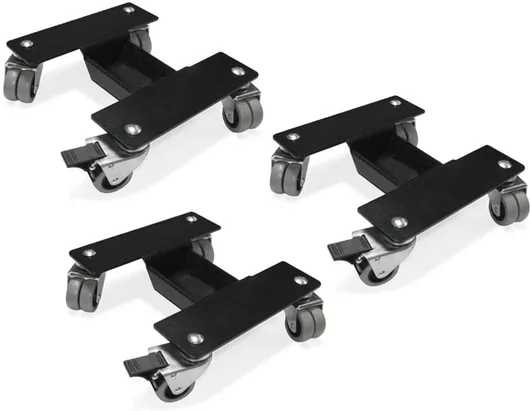 Βάση Μεταφοράς Guil CP04 για Πιάνο με Ουρά Σετ 3τμχ Μαύρο