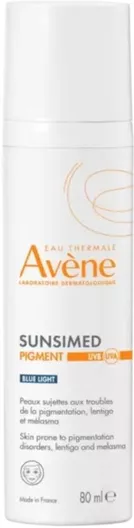 Αντηλιακό Προσώπου Eau Thermale Avène Sunsimed Pigment Blue Light Αδιάβροχη Κρέμα SPF50+ 80ml