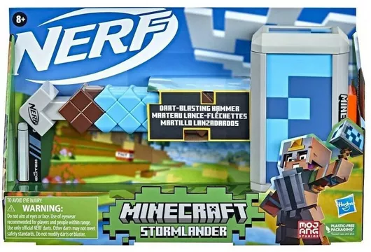 Εκτοξευτής Nerf Stormlander Minecraft για 8+ Ετών