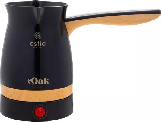 Estia Oak Ηλεκτρικό Μπρίκι 800W με Χωρητικότητα 750ml Μαύρο