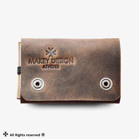 Ανδρικό Πορτοφόλι Makey Design Coin Wallet 2.0 Γκρι