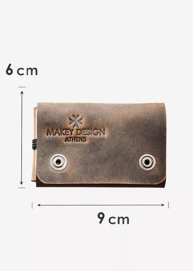 Ανδρικό Πορτοφόλι Makey Design Coin Wallet 2.0 Γκρι