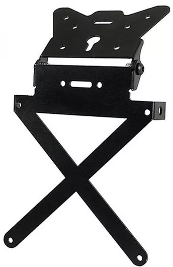 Βάση Στήριξης Πινακίδας Μηχανής Lampa X-Plate Αναδιπλούμενη με Θέση για Φλας