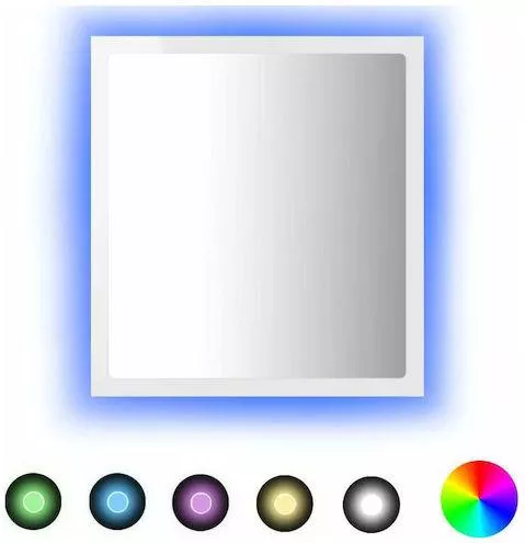 Καθρέπτης Μπάνιου vidaXL 804913 Ορθογώνιος με Φως 40x37cm