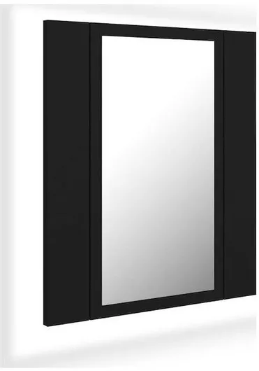 Καθρέπτης Μπάνιου vidaXL 804949 Ορθογώνιο με Φως 40x45cm