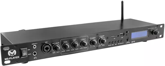Επαγγελματικό Rack Media Player MS PLAYER MAC MAH με Δέκτη FM Bluetooth & Λειτουργία Εγγραφής
