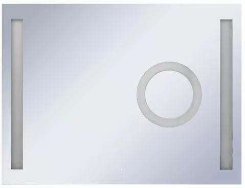 Καθρέπτης Μπάνιου vidaXL 144740 Ορθογώνιος με Φως 80x60cm