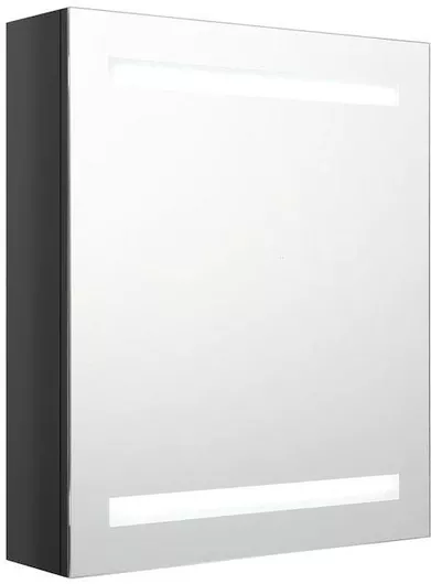 Καθρέπτης Μπάνιου vidaXL 326481 Ορθογώνιος με Φως 50x60cm