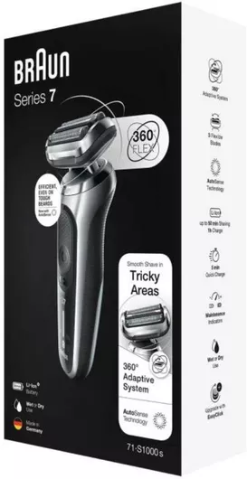 Ξυριστική Μηχανή Προσώπου Braun Series 7 71-N1000s Επαναφορτιζόμενη