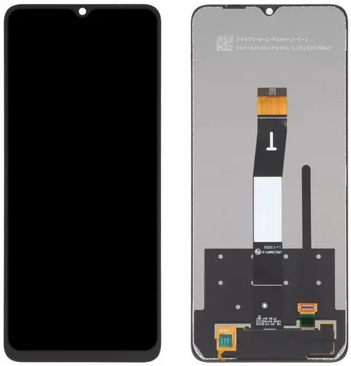 Οθόνη με Μηχανισμό Αφής για Xiaomi Redmi 12C Μαύρο
