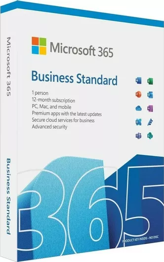 Microsoft Ofiice 365 Business Standard Αγγλικά Συμβατό με Windows/Mac για 1 Χρήστη & 1 Έτος χρήσης Medialess P8