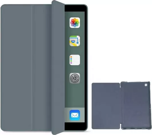Luxury Flip Cover Γκρι Galaxy Tab A7 Lite