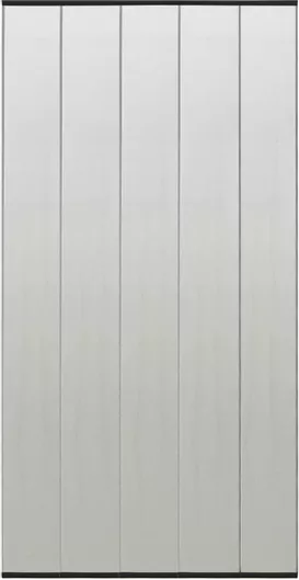 Κουρτίνα Πόρτας vidaXL από Ύφασμα Μαύρο 100x220cm Μαύρο