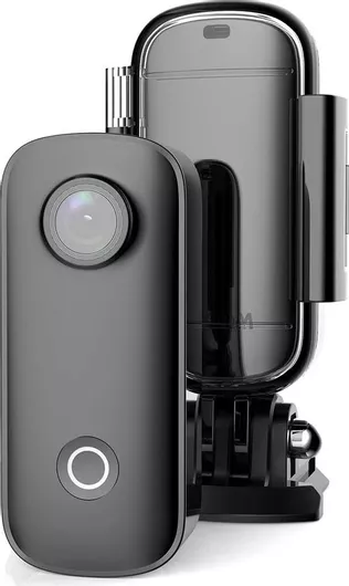 Action Camera SJCAM C100+ 2K Υποβρύχια με Θήκη με WiFi Μαύρo
