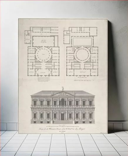 Πίνακας Design for the Mansion House of the Rt. Hon. The Lord Mayor 115x170cm