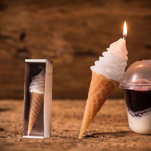 Πασχαλινή Λαμπάδα Παγωτό Χωνάκι Στρογγυλό