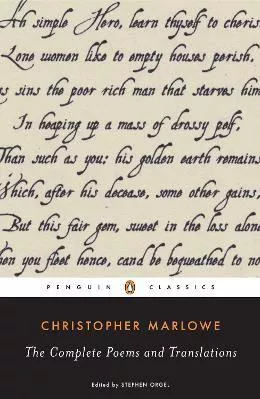 Complete Poems and Translations Christopher Marlowe Penguin Classics