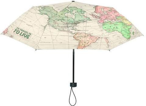 Ομπρέλα Βροχής Legami Milano Map Travel Live Σπαστή Πολύχρωμο