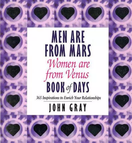 Men Are From Mars, Women Are From Venus Book Of Days John Gray Vermilion Paperback / softback