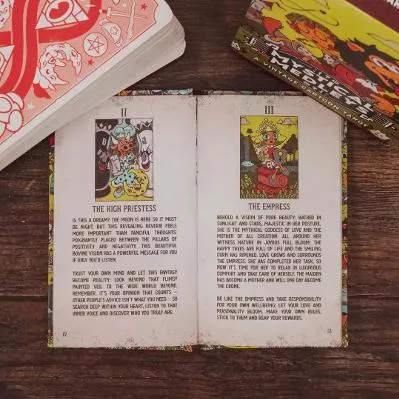 Mystical Medleys: A Vintage Cartoon Tarot Nemons Liminal 11 Cards