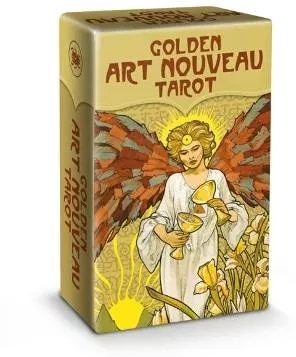 Golden Art Nouveau Tarot - Mini Tarot Lo Scarabeo