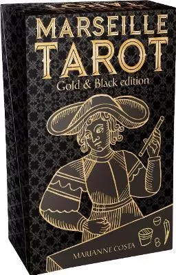 Marseille Tarot - Gold &amp; Black Edition Marianne Costa Lo Scarabeo