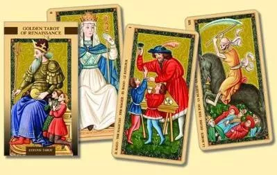 Golden Tarot of the Renaissance Giordano Berti Lo Scarabeo