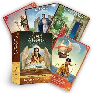 Angel Wisdom Tarot: A 78-Card Deck and Guidebook Radleigh Valentine Hay House Inc 1006
