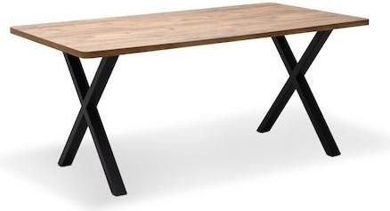 Τραπέζι Megapap Jeremy MDF / Μεταλλικό Ακακίας 140x80x75cm