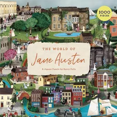 The World of Jane Austen: A Jigsaw Puzzle with 60 Characters and Great Houses to Find John Mullan Laurence King Publishing Game 2021