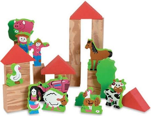 Τουβλάκια Edushape My World 749074 για 2+ Ετών 29τμχ