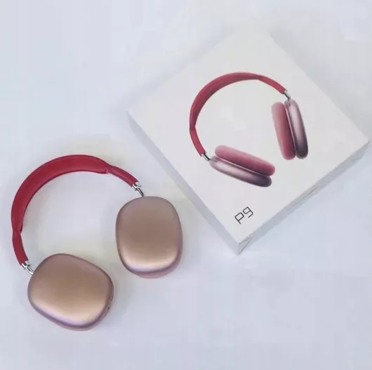 P9 Ασύρματα Bluetooth Over Ear Ακουστικά με 5 ώρες Λειτουργίας Ροζ