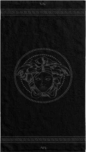 Πετσέτα Θαλάσσης Makis Tselios Home Zeus 170x90cm Μαύρο