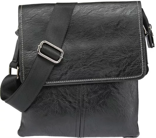 Ανδρική Τσάντα Χιαστί από Δερματίνη Γκρι