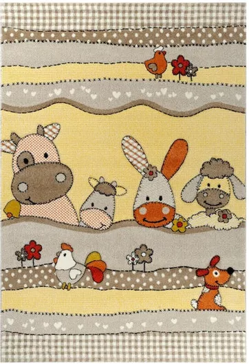 Παιδικό Χαλί Tzikas Carpets Συνθετικό 133x190cm Μπεζ