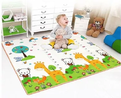 Παιδικό Χαλί Παζλ Συνθετικό 200x180cm Πολύχρωμο