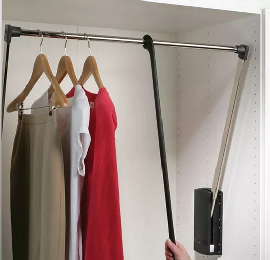 Ασανσέρ Ντουλάπας Starax Geman 60x83cm Μεταλλικό Ασημί