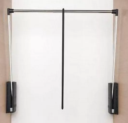 Ασανσέρ Ντουλάπας Starax Geman 60x83cm Μεταλλικό Ασημί